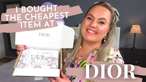 what is the cheapest thing from dior|cheapest Dior product.